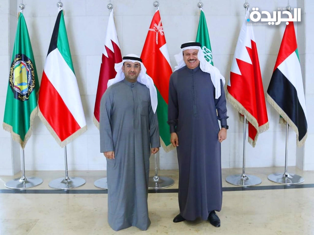 د. عبداللطيف الزياني مع د. نايف الحجرف