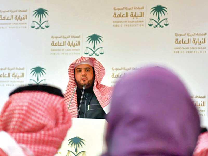 الشلعان خلال مؤتمره الصحافي بالرياض أمس         (رويترز)