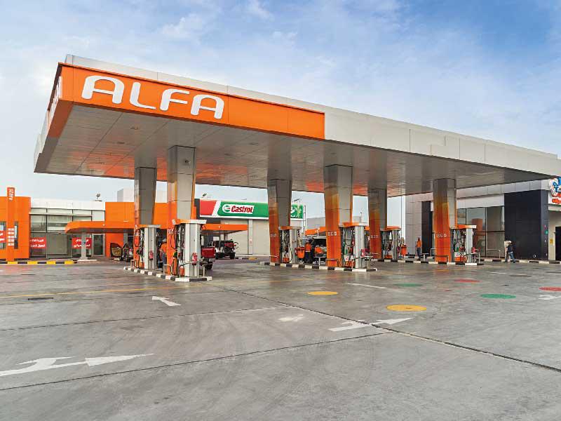 محطات وقود ألفا الكويت