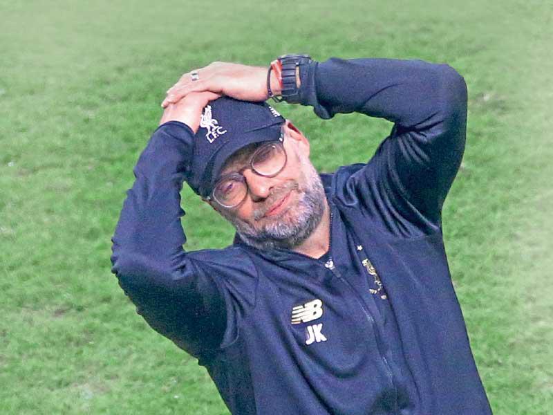  الألماني يورغن كلوب، المدير الفني لليفربول الإنكليزي لكرة القدم