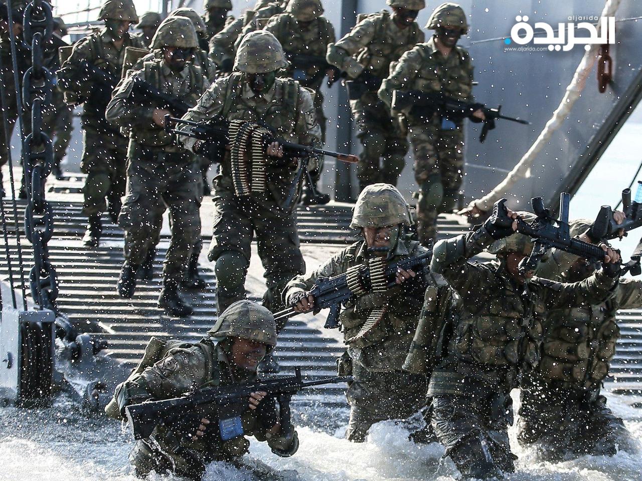 قوات تركية خلال مناورة سابقة