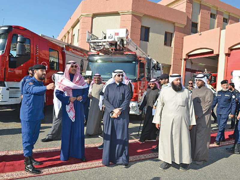 الخالد متفقداً آليات الإطفاء