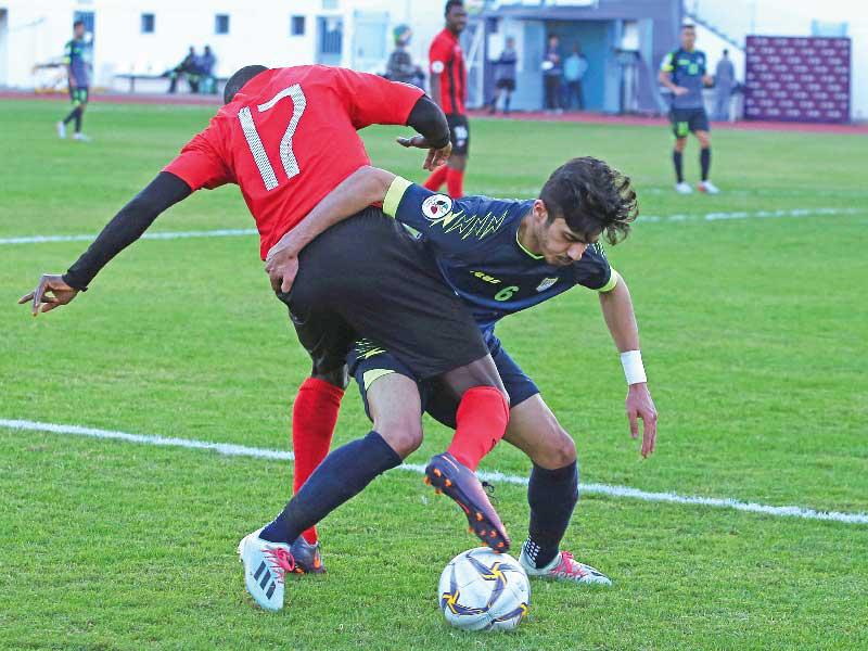 جانب من مباراة الساحل وخيطان