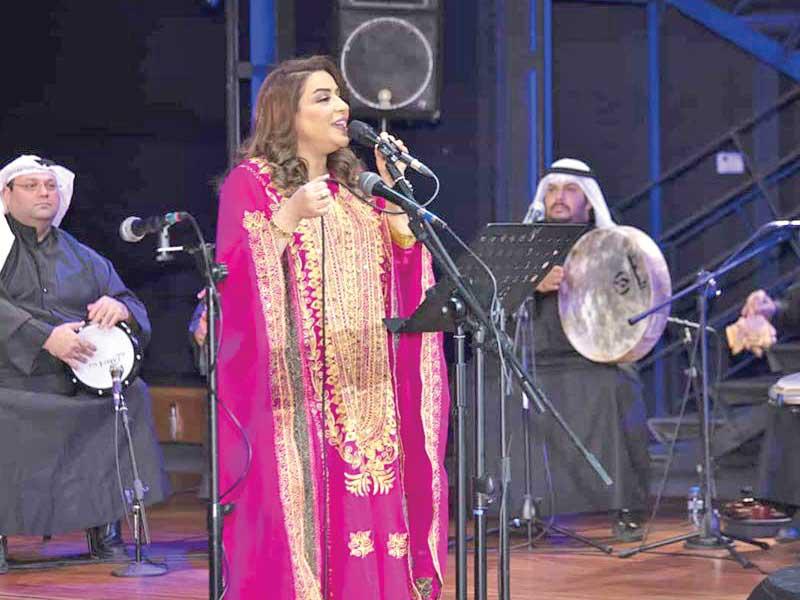 المطربة سماح خالد في دار الآثار