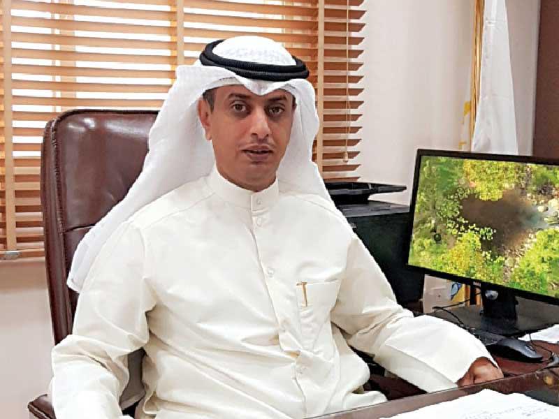 مدير إدارة النظافة العامة وإشغالات الطرق بمحافظة العاصمة  مشعل العازمي