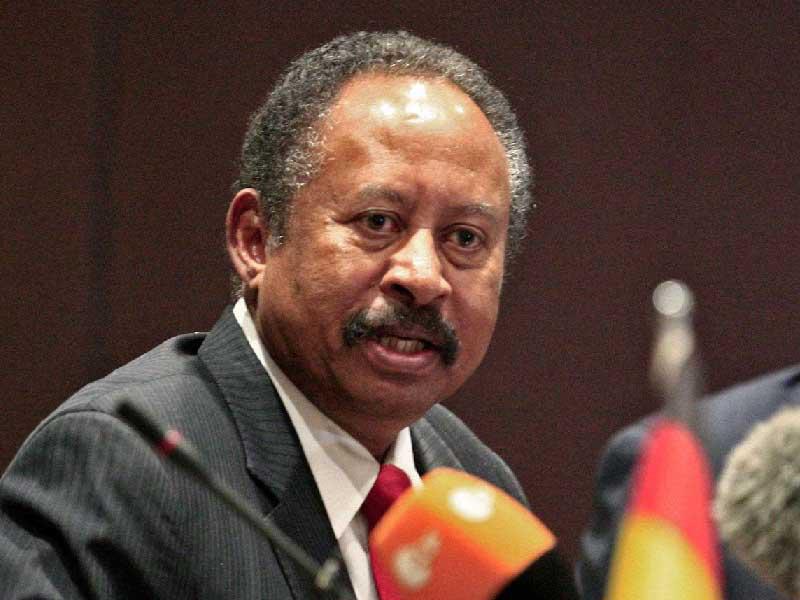 رئيس الحكومة الانتقالية في السودان  عبدالله حمدوك