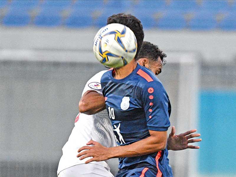 جانب من لقاء سابق بين نادي الكويت  ونادي اليرموك لكرة القدم