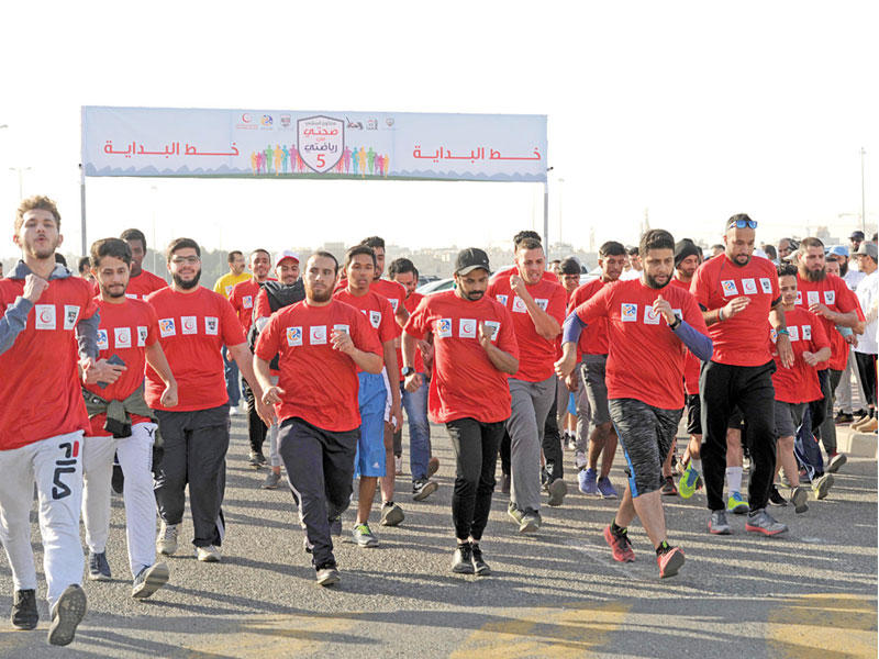 المشاركون في السباق