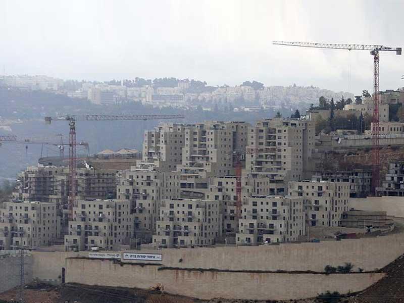 صورة لاحد المستوطنات الاسرائيلية على الاراضي الفلسطينية