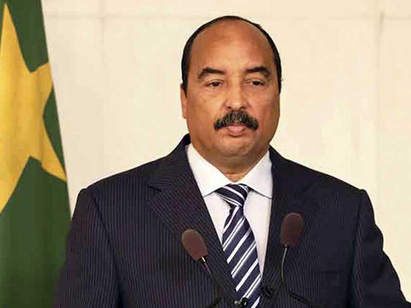 الرئيس الموريتاني السابق محمد ولد عبدالعزيز