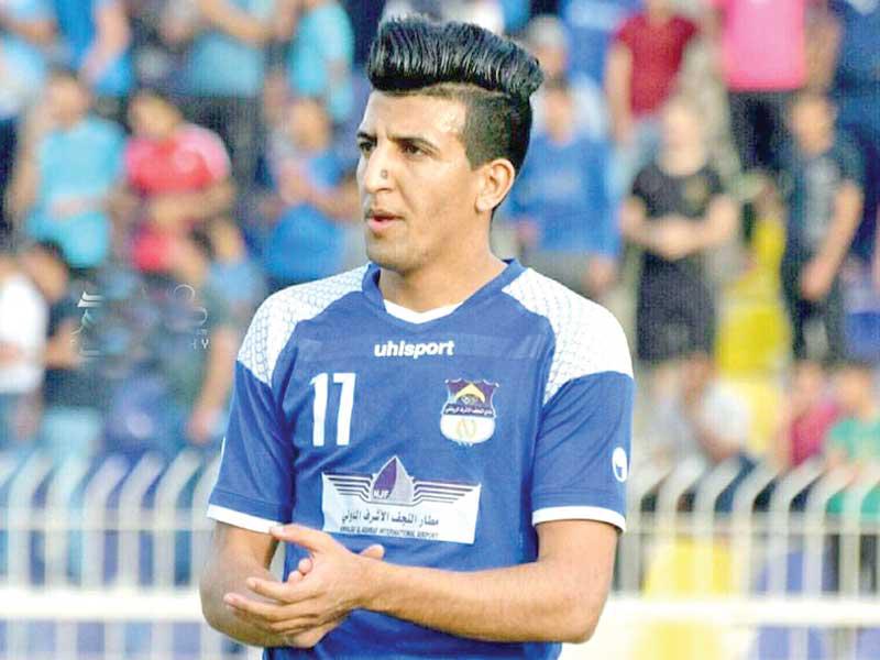 لاعب نادي الشرطة العراقي أمجد عطوان