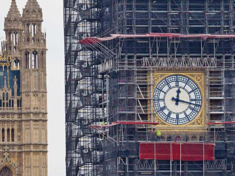 ساعة بج بن أحد أهم معالم بريطانيا