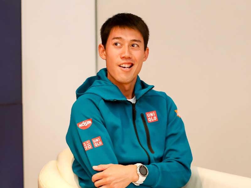 لاعب كرة المضرب الياباني كي نيشيكوري