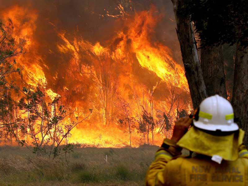 الحرارة العالية والرياح العاتية أججت الحرائق قرب مقصد سياحي شهير جنوب شرق استراليا