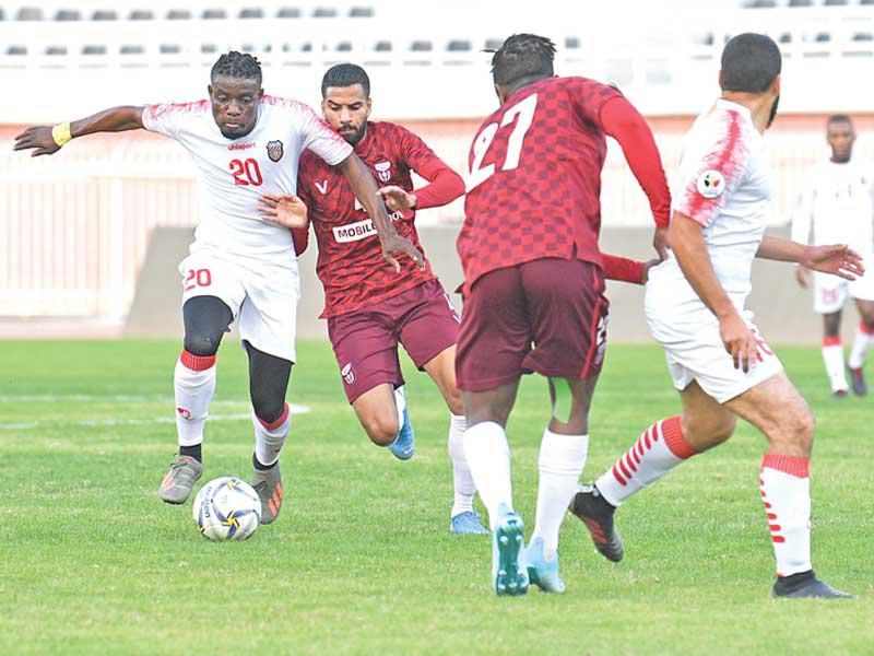 جانب من مباراة النصر والصليبيخات (تصوير نوفل إبراهيم)