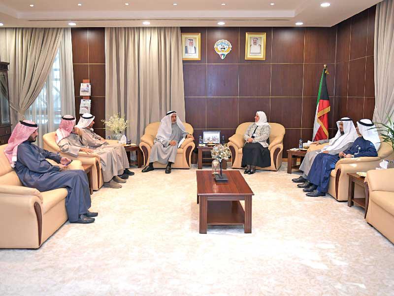 جانب من لقاء مسؤولي بيت الزكاة وصندوق التضامن الإسلامي