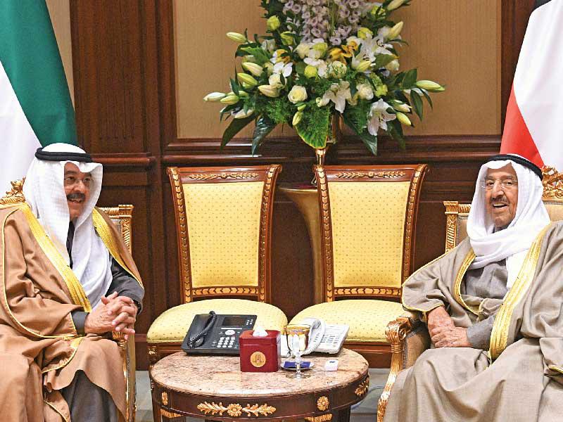 الأمير مستقبلاً يوسف الجاسم أمس