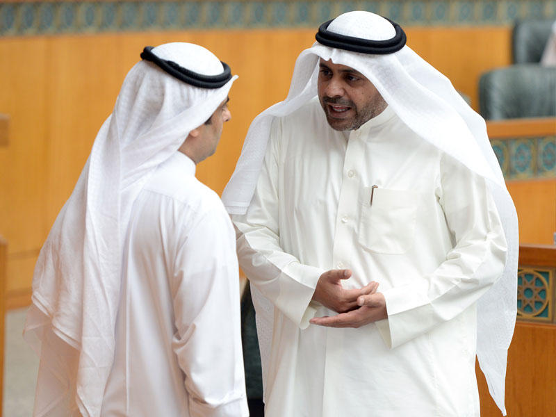 الجبري والعدساني في جلسة سابقة