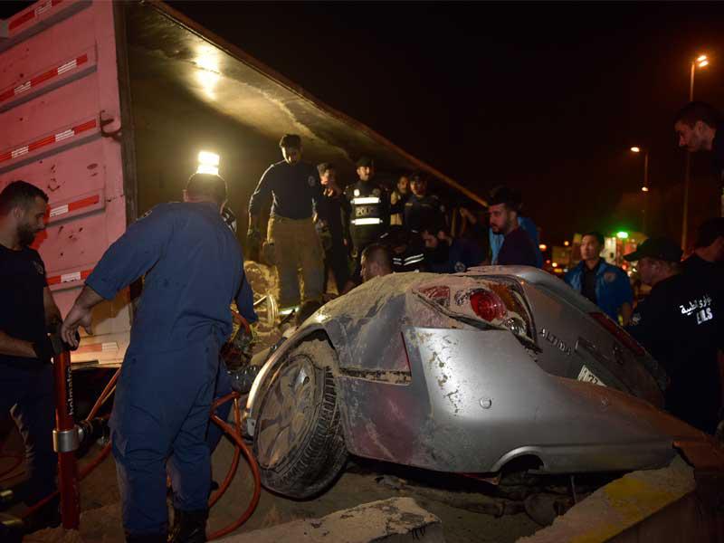 حادث طريق الدائري الخامس 