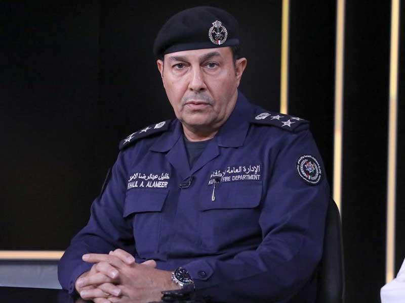 مدير ادارة العلاقات العامة والاعلام بالادارة العامة للاطفاء العميد خليل الامير