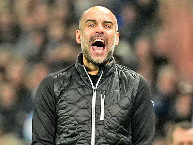  مدرب مانشستر سيتي بيب غوارديولا