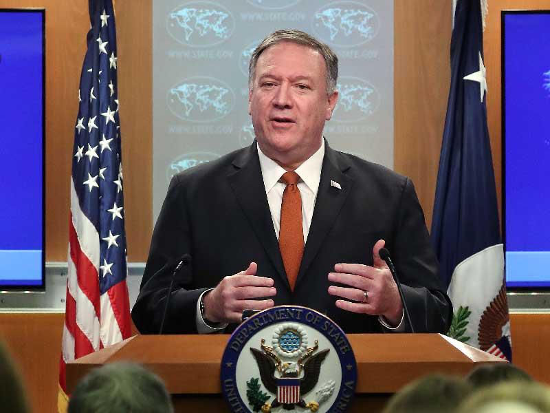 وزير الخارجية الأمريكية مايك بومبيو 