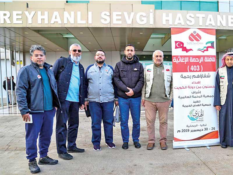 إحدى حملات المساعدات الكويتية