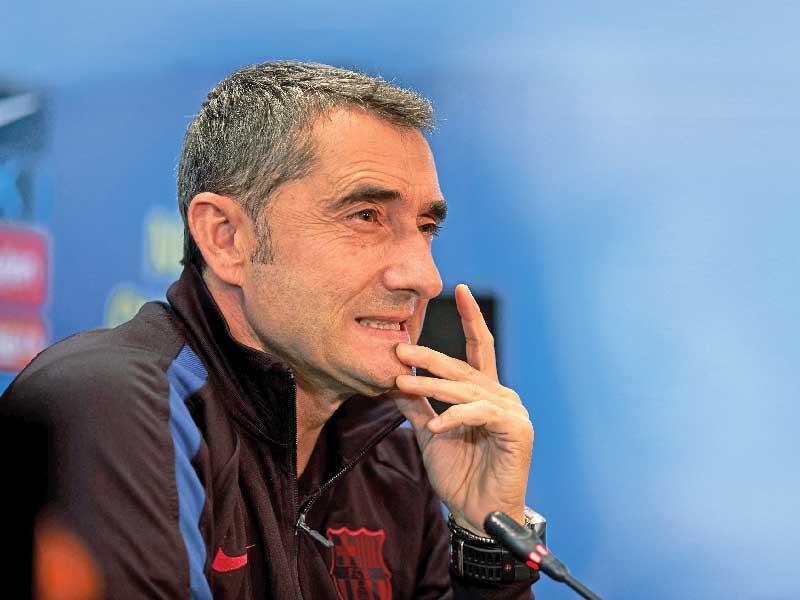 إرنستو فالفيردي المدير الفني لبرشلونة