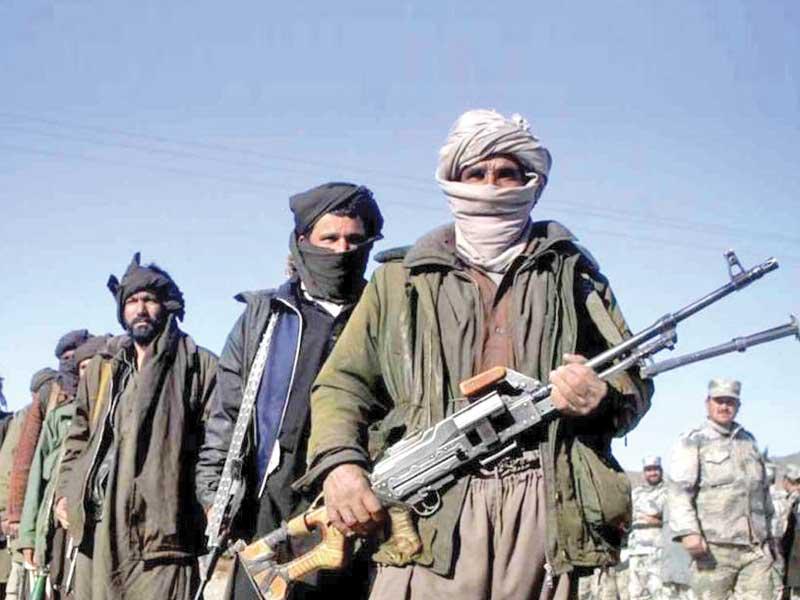 مجموعة من عناصر حركة طالبان الأفغانية المتمردة