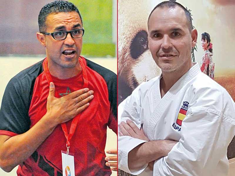  آسير بينتادور «مدرب الكاتا»، وادريس باهي (من أصول مغربية) مدرب الكومتيه