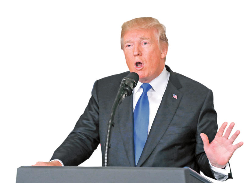 الرئيس الاميركي دونالد ترامب