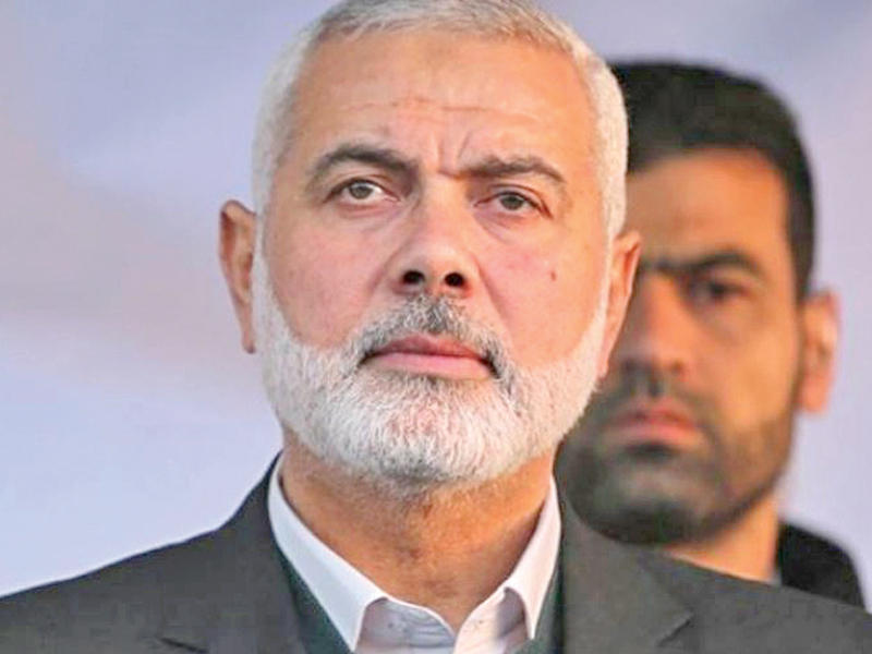 رئيس المكتب السياسي لحركة «حماس» إسماعيل هنية