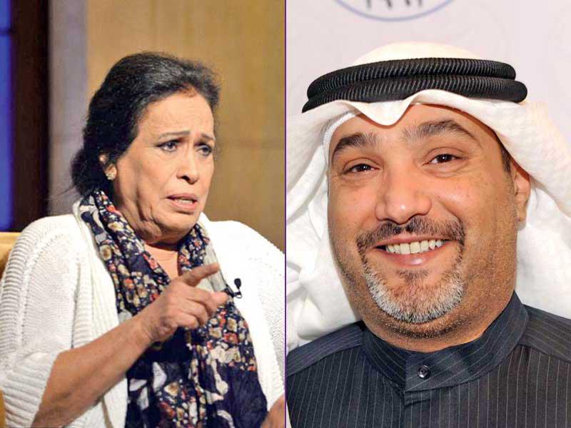  الوكيل المساعد لقطاع التلفزيون سعود الخالدي-الفنانة القديرة حياة الفهد