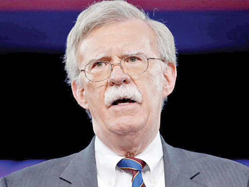 جون بولتون مستشار الأمن القومي الأميركي السابق