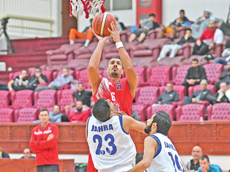 جانب من لقاء الجهراء والكويت في الدوري التمهيدي 