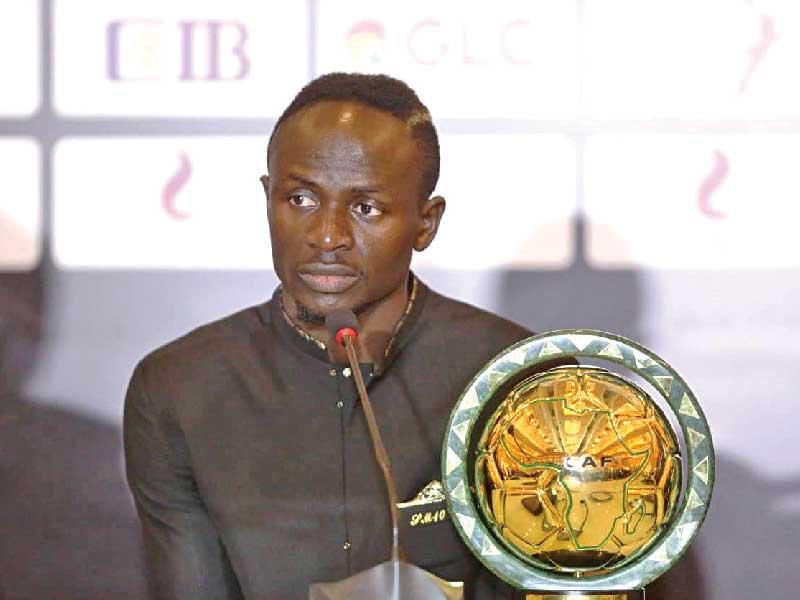 لاعب نادي ليفربول الإنكليزي ساديو ماني