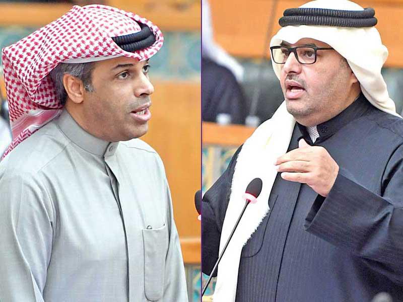 النائب مبارك الحجرف-النائب خالد الفاضل