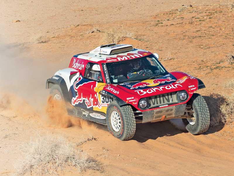 ساينز خلال منافسات رالي داكار