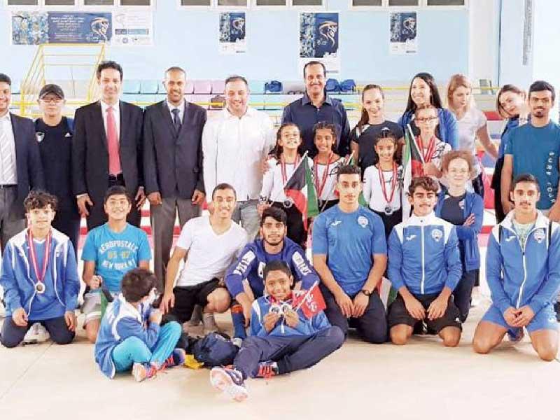 لاعبو ولاعبات منتخب الجمباز - صورة أرشيفية