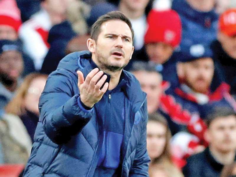  فرانك لامبارد مدرب تشلسي الانجليزي