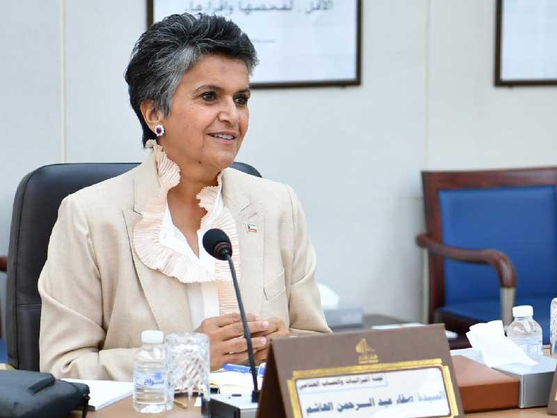 رئيسة لجنة الشؤون المالية والاقتصادية البرلمانية النائبة صفاء الهاشم