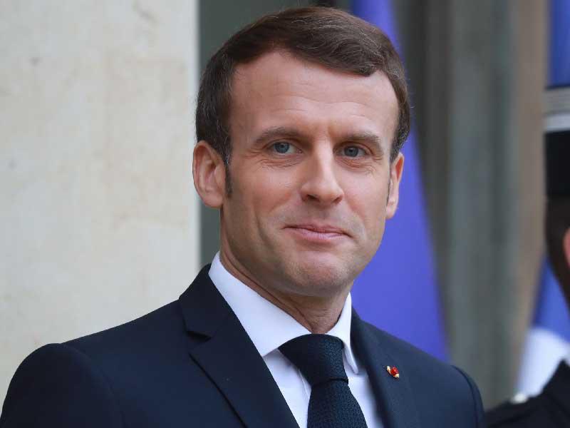 الرئيس الفرنسي إيمانويل ماكرون