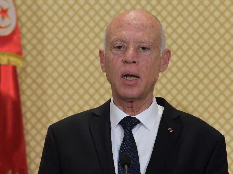  الرئيس التونسي قيس سعيد