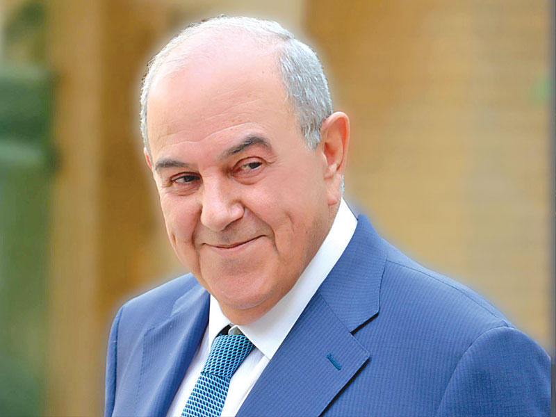 الرئيس الأسبق للحكومة العراقية أياد علاوي