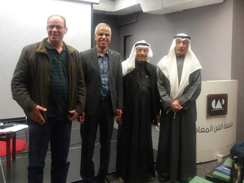 مظفر راشد مع سليمان العسكري وسامي محمدn