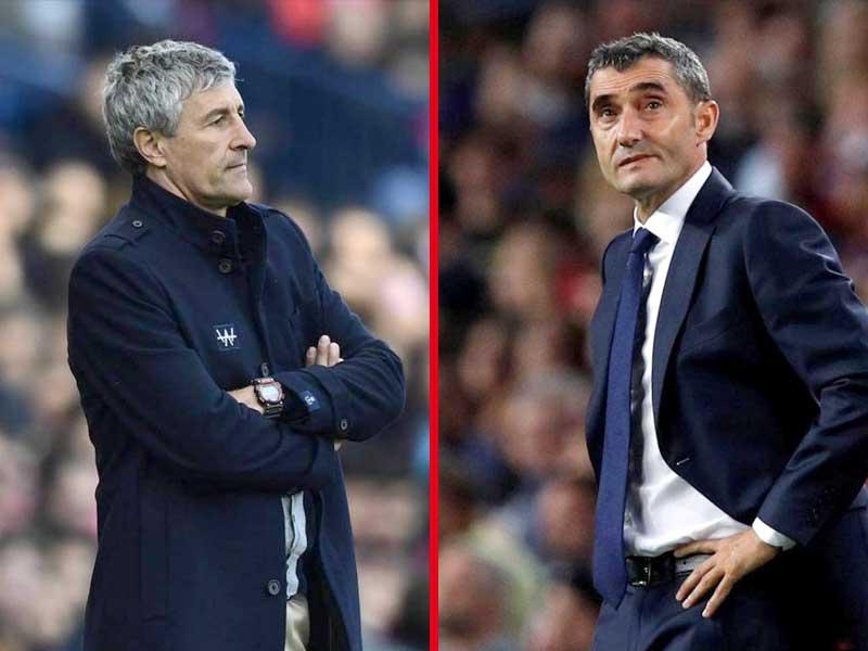 مدرب نادي برشلونه الاسبق إرنستو فالفيردي-مدرب نادي برشلونه كيكي سيتيين