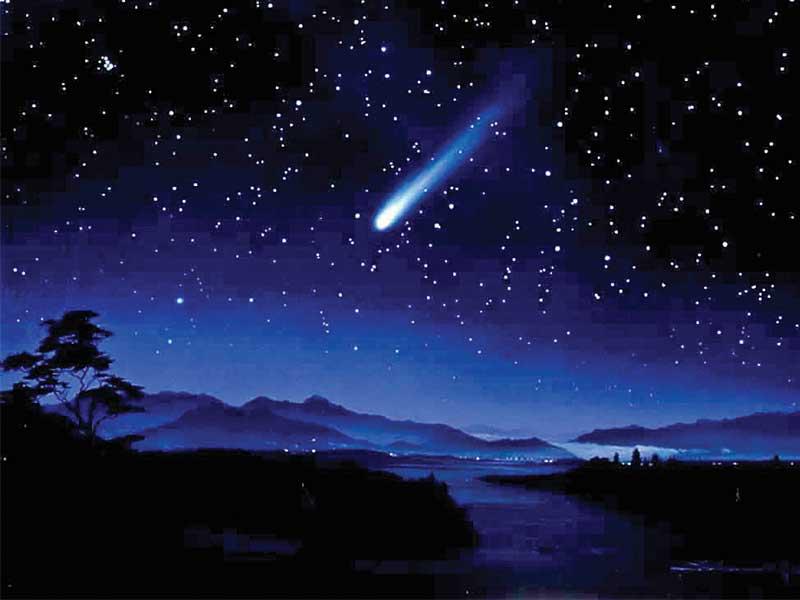 غبار فضائي قديم في حجر نيزكي