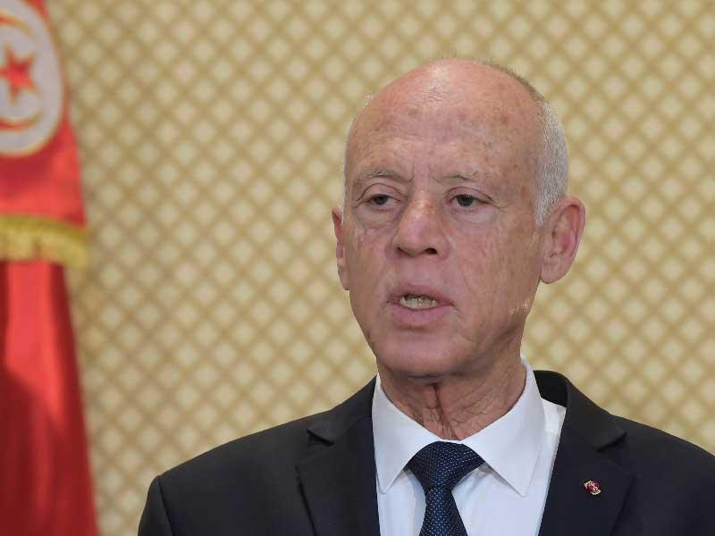 الرئيس التونسي قيس سعيد