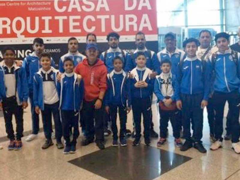 وفد منتخب الجمباز في بورتو