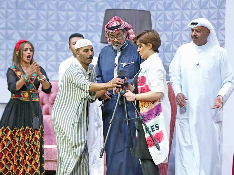 طارق في مشهد من «عنتر المفلتر»